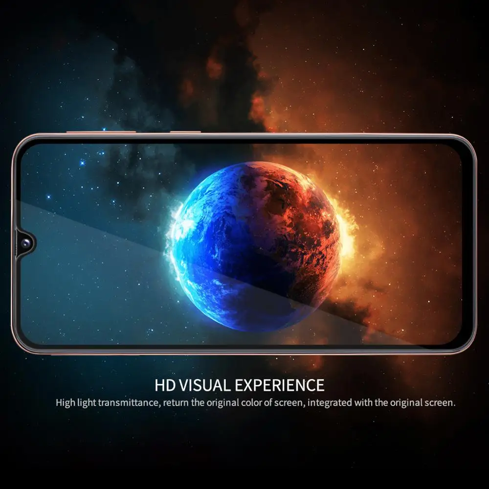 Взрывозащищенное Закаленное стекло для Samsung A70 A60 NILLKIN CP + Pro 2.5D полностью покрытая