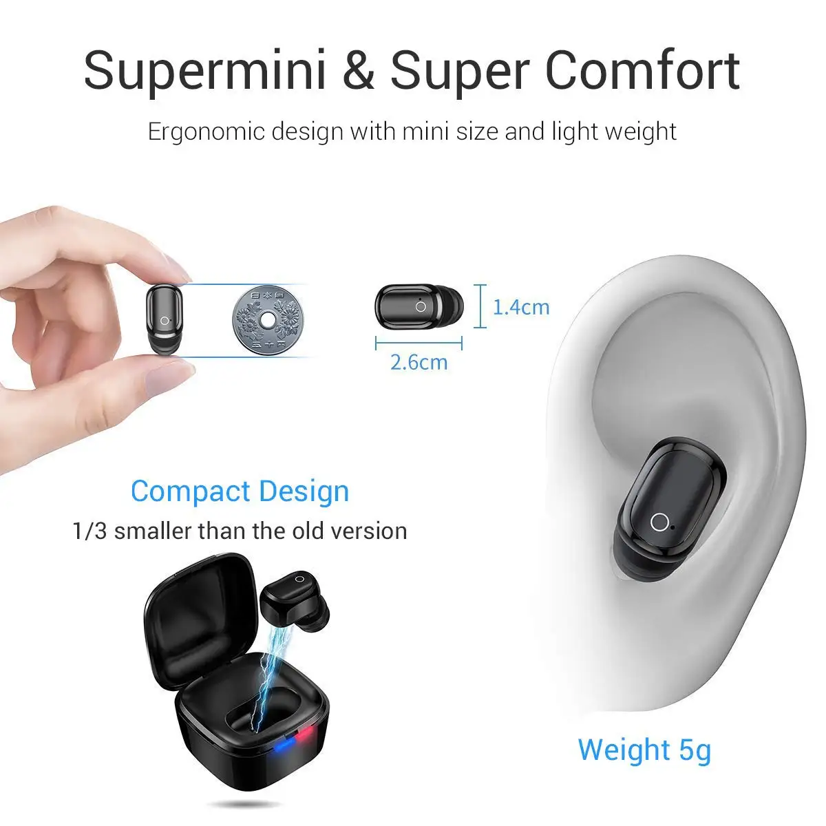 FIVI Спортивные Bluetooth беспроводные наушники для телефона Andriond стерео с mircrophone iphone XS