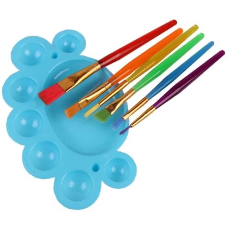 EatingBiting (R) 6x нейлон волос Краски кисть кисти художника акварель масло акрил ing | Дом