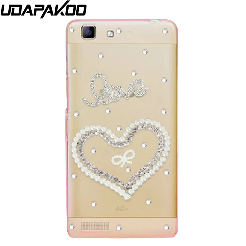 Udapakoo новые Стразы чехол для lenovo S820/A516/A1000 A2800/K8 Note/ZUK Z1 Ультра тонкий прозрачный