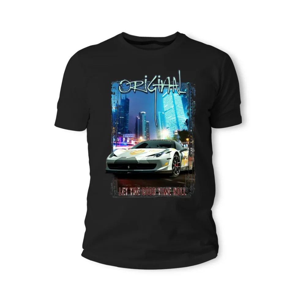 Новинка 2019 Мужская футболка с изображением итальянского классического