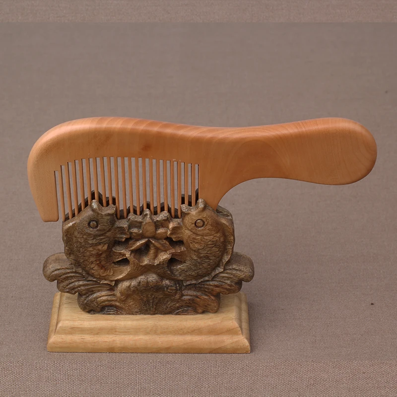 Здравоохранения деревянный гребень стиль волос Природные сандалового дерева
