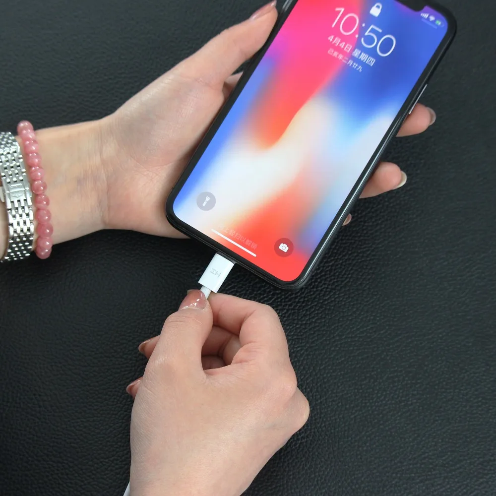 Сертифицированный MFI PD кабель ZMI AL870 для быстрой зарядки USB C к Lightning передачи