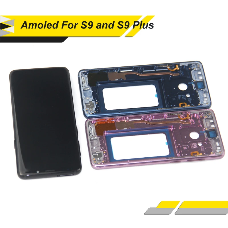 Super Amoled дисплей для SAMSUNG Galaxy s9 g960 + plus g965 ЖК дигитайзер сенсорный экран с