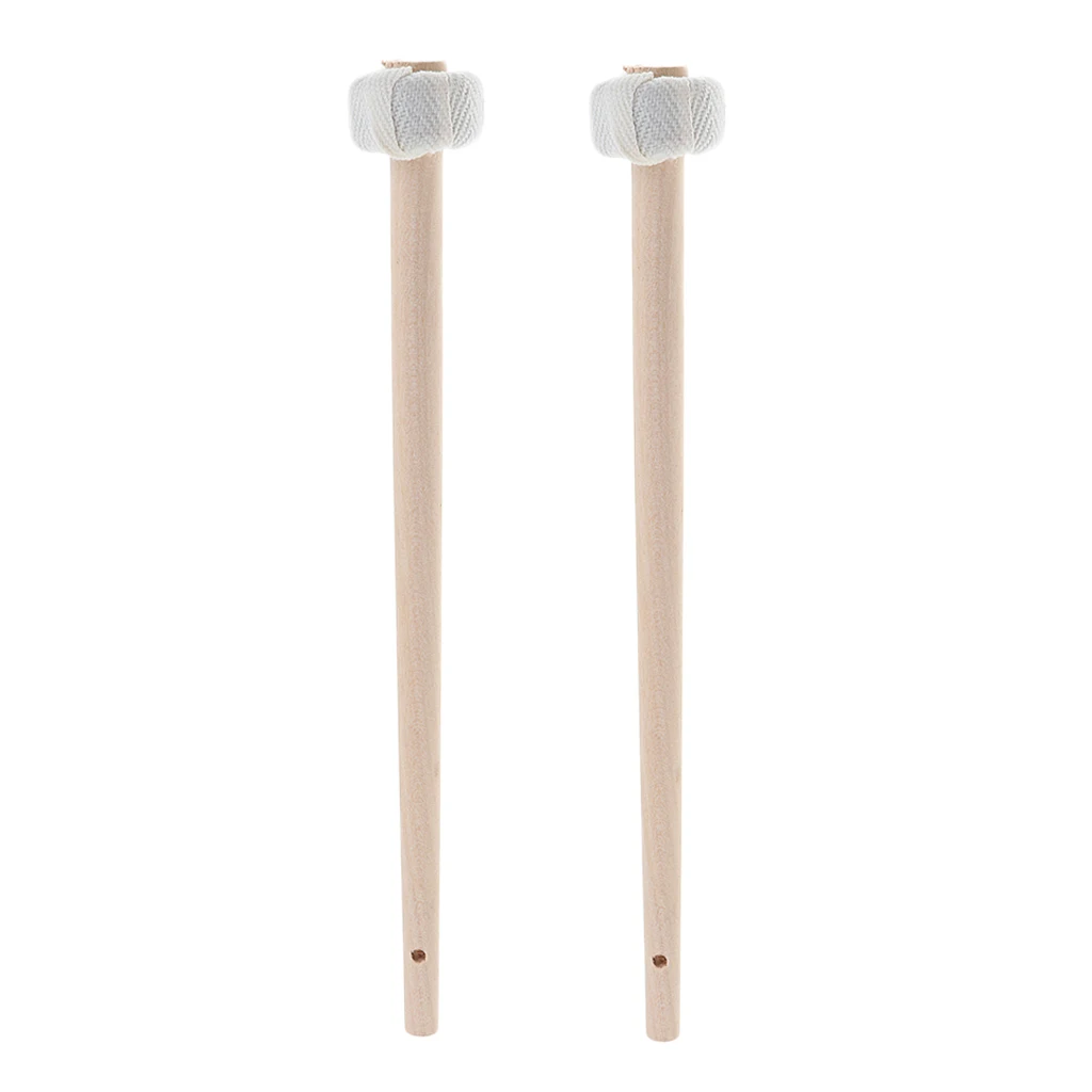 2 шт. маленькие деревянные молотки Cymbal Gong играющие биттеры 25 см | Спорт и