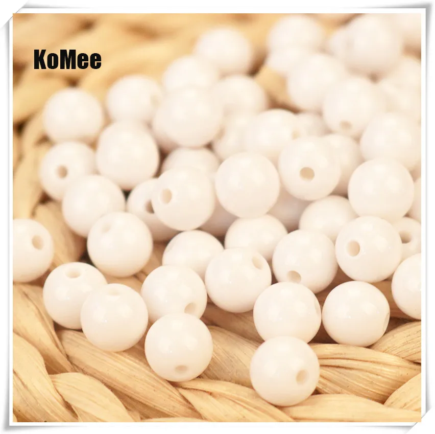 

Komee Fashion 6mm 3000pcs Mixed Gumball Bubblegum Round Acrylic Beads Fit For Necklace Bracelet DIY making