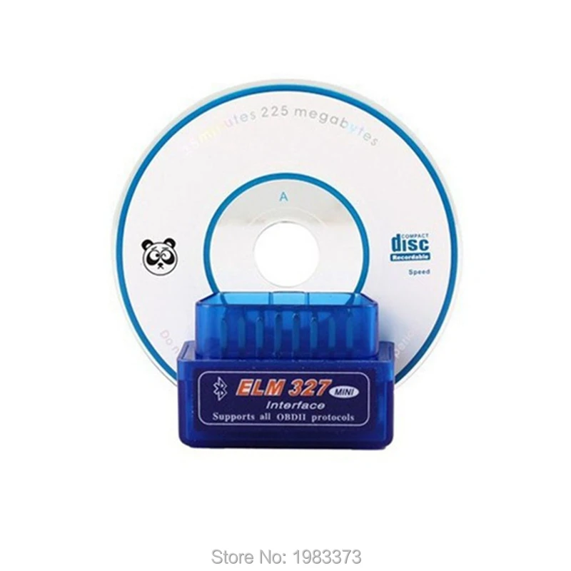 Адаптер OBDII Super Mini ELM 327 Bluetooth V1.5 25K80 чип Авто сканер OBD2 ELM327 поддерживает OBD II