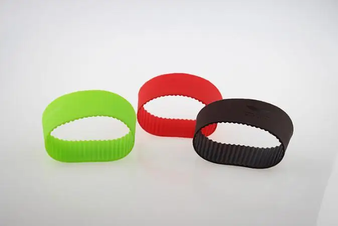 100 компл./лот 9 см многоразовые силиконовые рукава для чашек кофе и молока