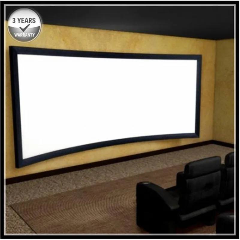 F3UCW 2.35:1 ультраширокий кинотеатр белого лучшего качества 4K изогнутая