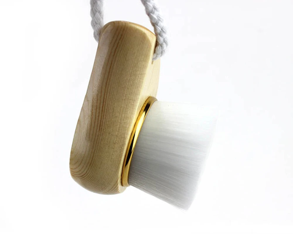 1 Pcs Wooden Handle Cleaning Brush Soft Face Makeup Brushes Tools pincel maquiagem | Красота и здоровье