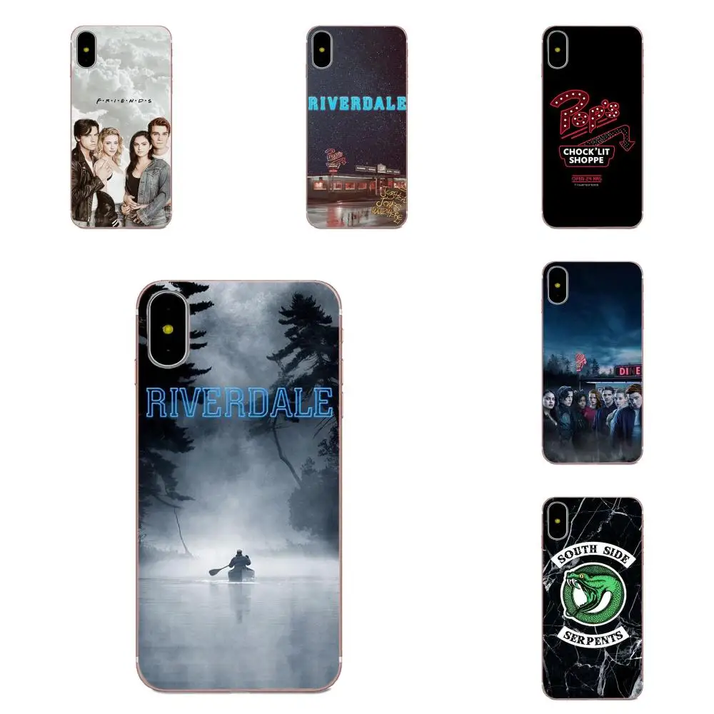 Мягкий ТПУ Модный чехол для Apple iPhone X XS Max XR 4 4S 5 5C 5S SE 6 6S 7 8 Plus ривердейл южная