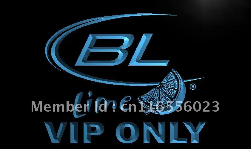 LA677- VIP только бутон легкий Лайт пиво светодиодная неоновая светосветильник
