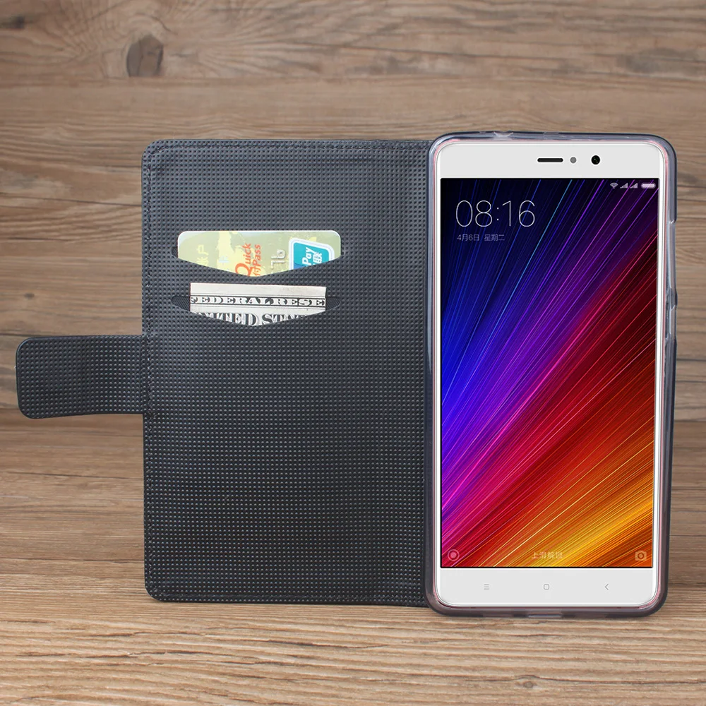 Высокое качество горячей бизнес мода pu кожа откидная крышка для xiaomi 5S case стенд