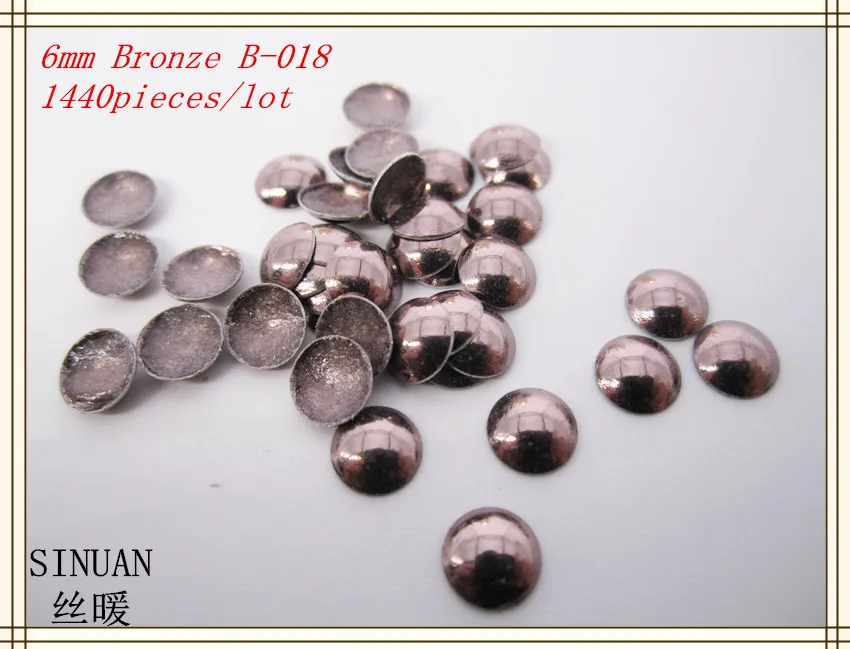 Clothing Studs Hot-Fix Aluminum Punk Metal 5Mm/6Mm/8Mm Round Garment Accessories SINUAN | Дом и сад