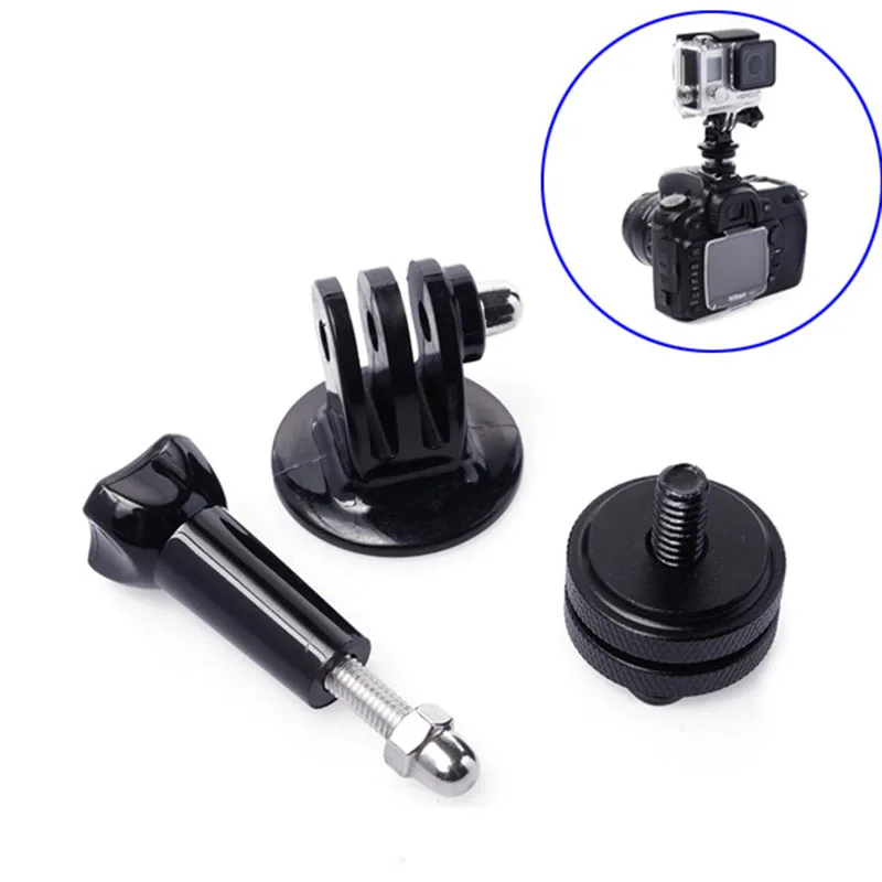 3 в 1 Аксессуары для камеры Gopro hero3 + 2 спортивной длинный винт блок преобразования