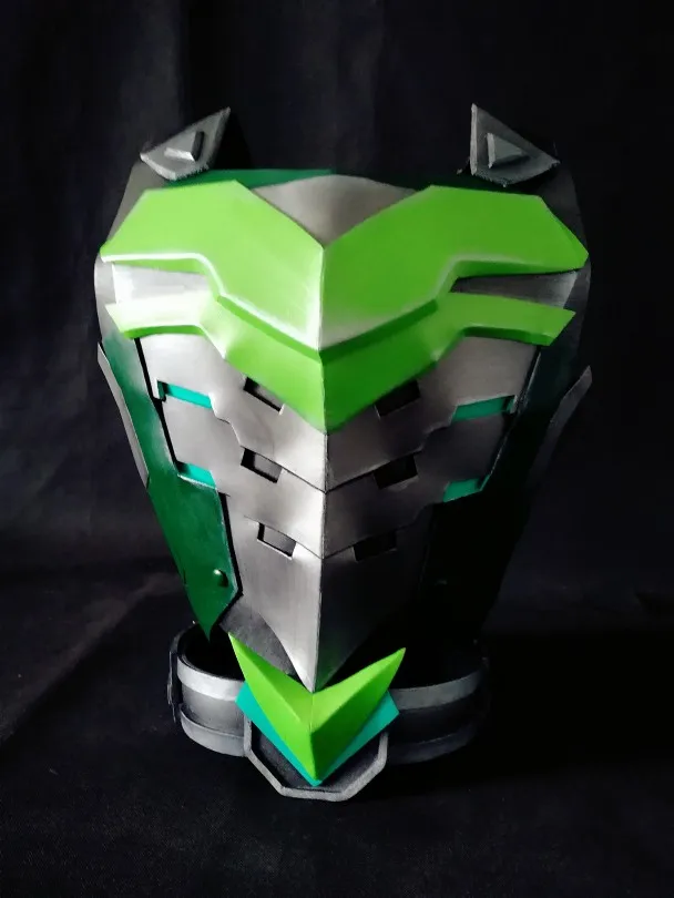 Настроить Overwatch Genji Skin Sentai Броня Косплей|Аксессуары для костюмов| |