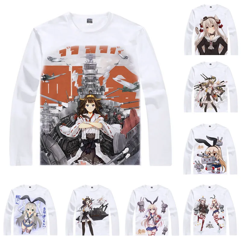 Коллекция Kantai футболки для девушек с кораблем мужская рубашка в стиле хип хоп