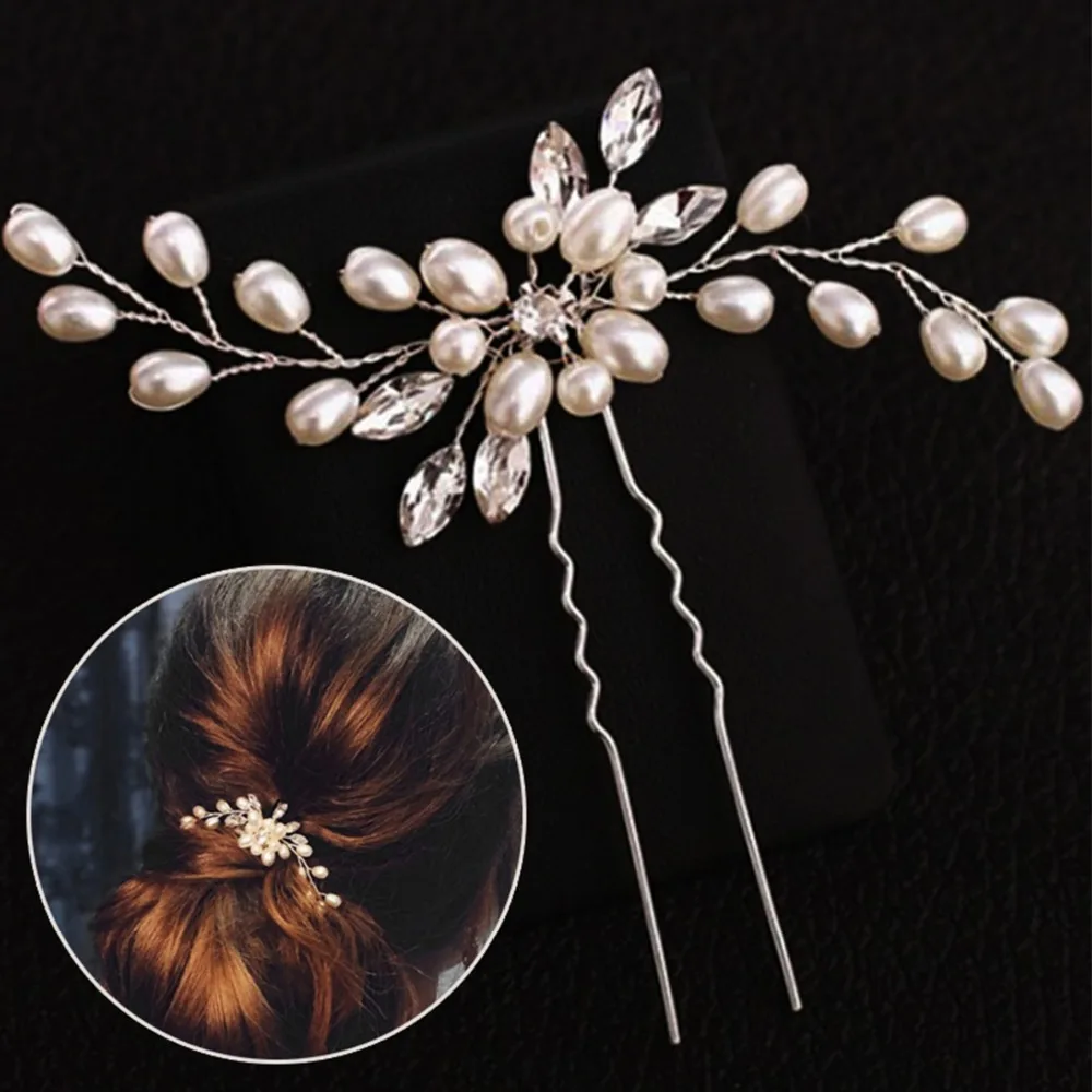 Женская заколка для волос элегантная свадебный аксессуар 2019 |