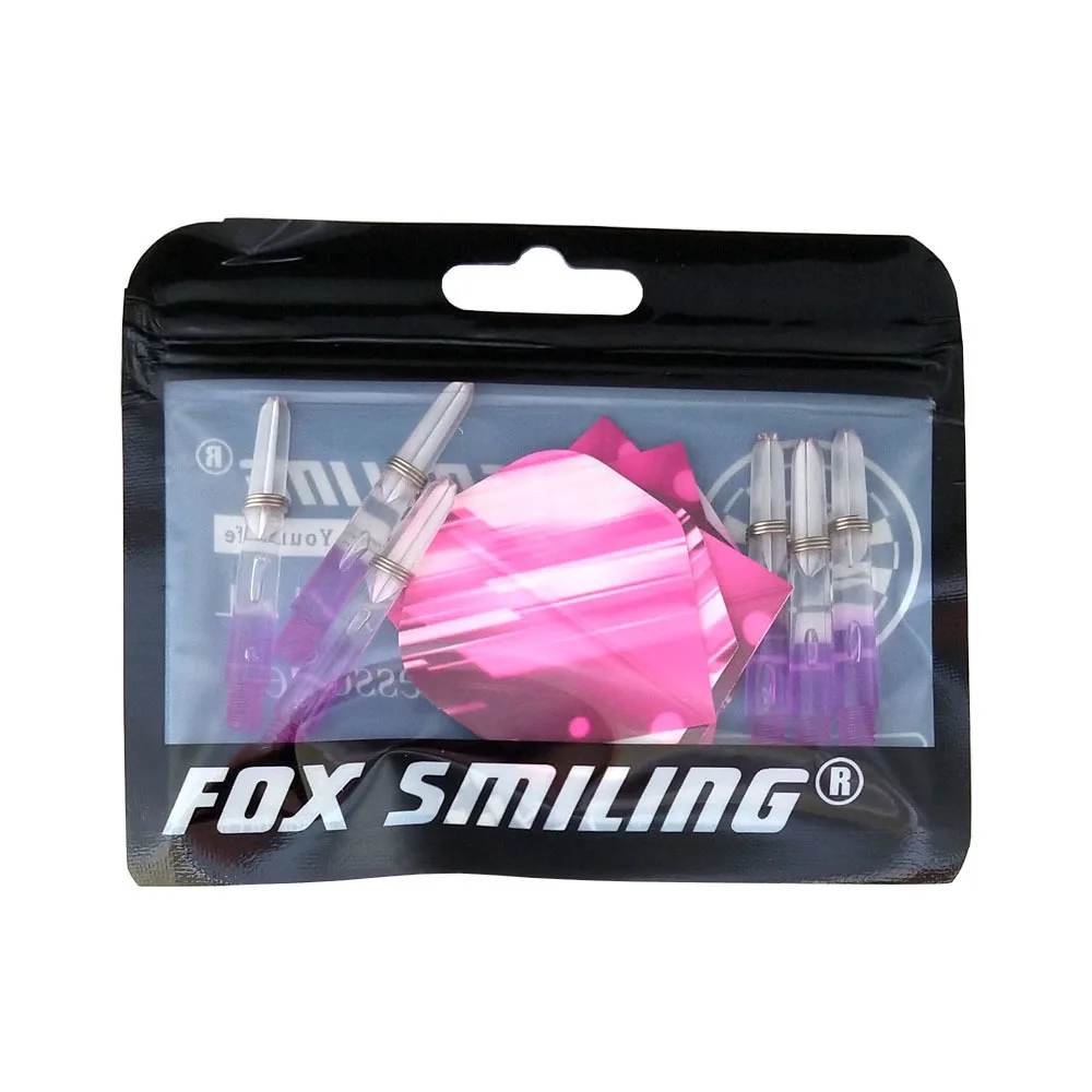 Fox Smiling 6 шт. 2BA 35 мм нейлон Дротика валы с 6 шт. Дротика s полеты красочные аксессуары для игры в Дартс