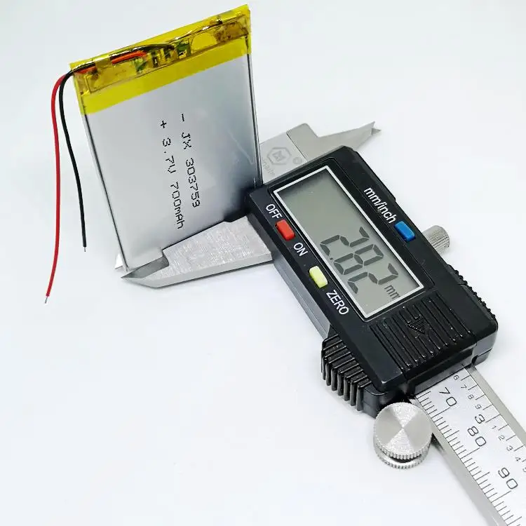 GPS-навигатор перезаряжаемый 3 7 в полимерная литиевая батарея 303759 устройство