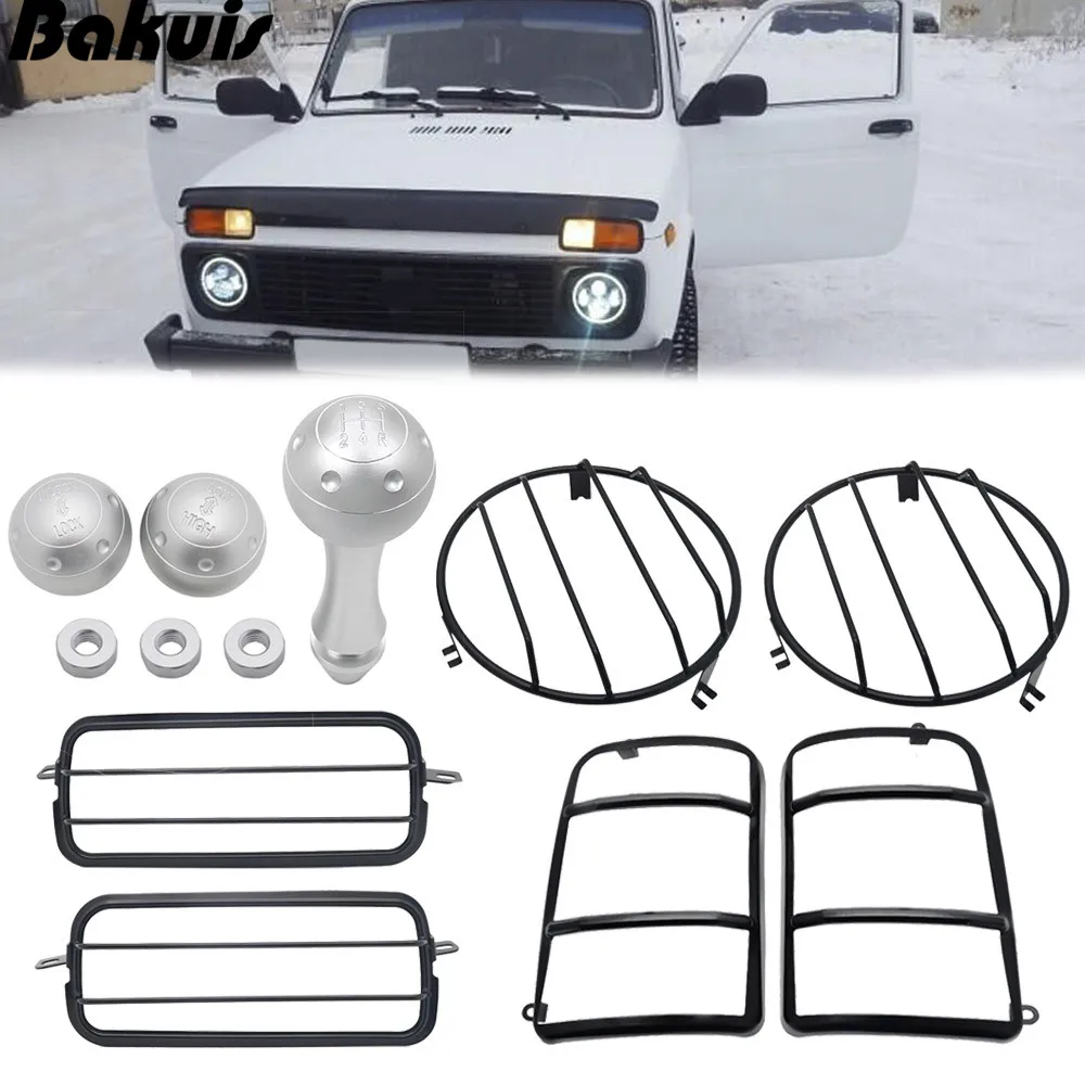 //ae01.alicdn.com/kf/HTB1T6uVRhTpK1RjSZFMq6zG_VXa6/2Pcs LED Headlight Daytime Running Lights for Lada Niva 4x4 1995 Turn S|Фара для
