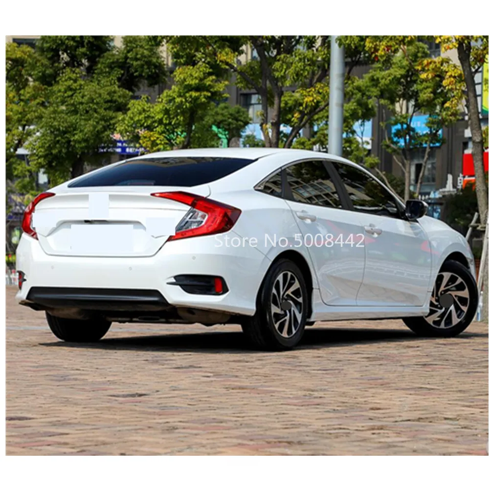 

For Honda Civic 10th Sedan 2016 2017 2018 Car Styling Cover Trim ABS Chrome Front Middle+Left+Right Air Conditioning Outlet Vent