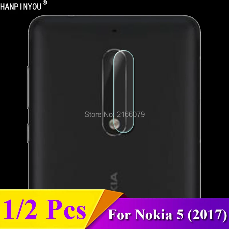 1/2 шт./партия для Nokia 5 (2017) TA 1024 1027 2 &quotЗадняя камера защитная крышка объектива