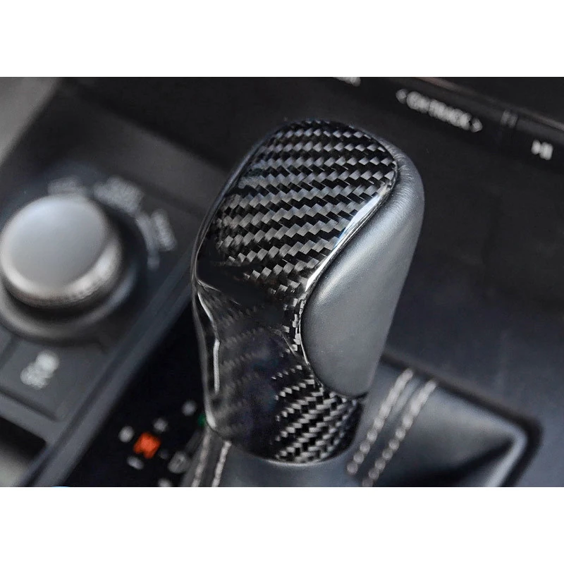 Углеродное волокно стиль ABS автомобиля рычаг переключения передач накладка