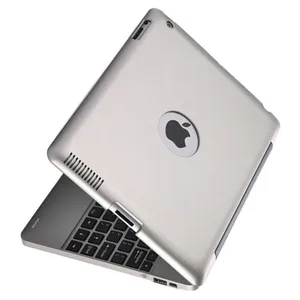 Ультратонкий чехол с мультимедийной беспроводной Bluetooth-клавиатурой и встроенной литиевой батареей для iPad 2, 3, 4 мА  ч для ноутбука на русскоманглийском языке