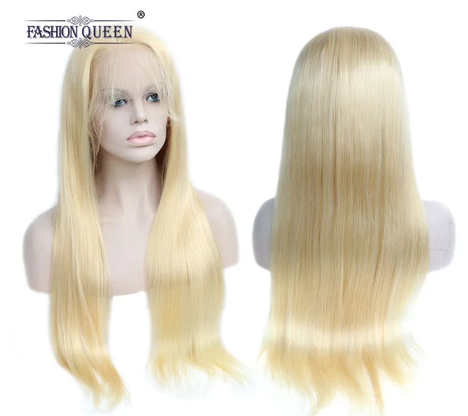 Модные queen hair 613 полная блондинка парики кружева с ребенком волос естественной