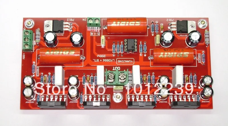Бесплатная доставка LM3886 + NE5532 параллельно BTL 200 Вт усилитель доска|amplifier board|200w