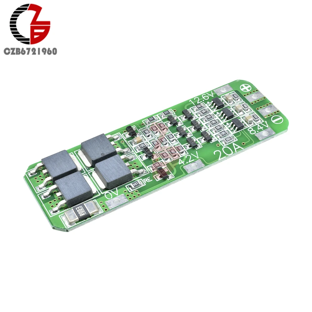 Защитная плата для зарядного устройства литий-ионной батареи 3S 20A 18650 PCB BMS 12 6 V