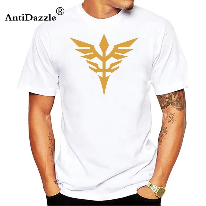 Antidazzle Mobile suit Gundam neo zeon Мужская Удобная футболка с принтом | одежда