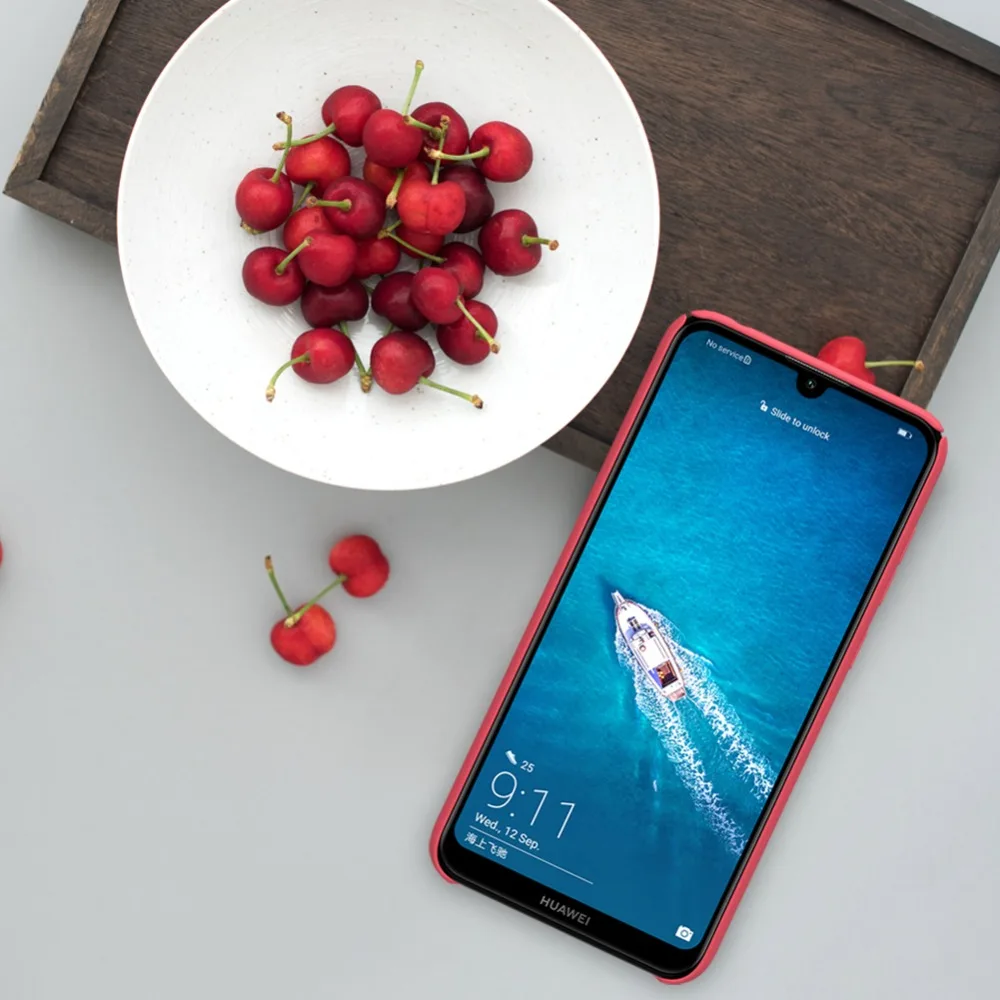 Nillkin для Huawei Y7 Prime чехол жесткий чехол из поликарбоната матовый щит ультра тонкий чехол для телефона Huawei Y7 задняя крышка Щит