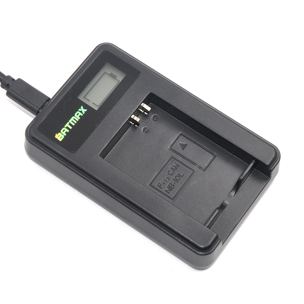 1 шт. цифровой батарейный блок с ЖК-дисплеем и зарядным устройством USB для Canon G1 G15