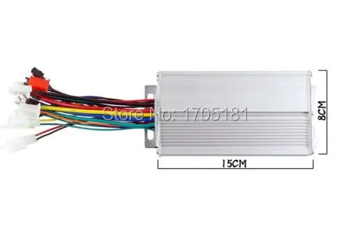 48V 500W Бесщеточный контроллер двигателя для электрического велосипеда автомобиля