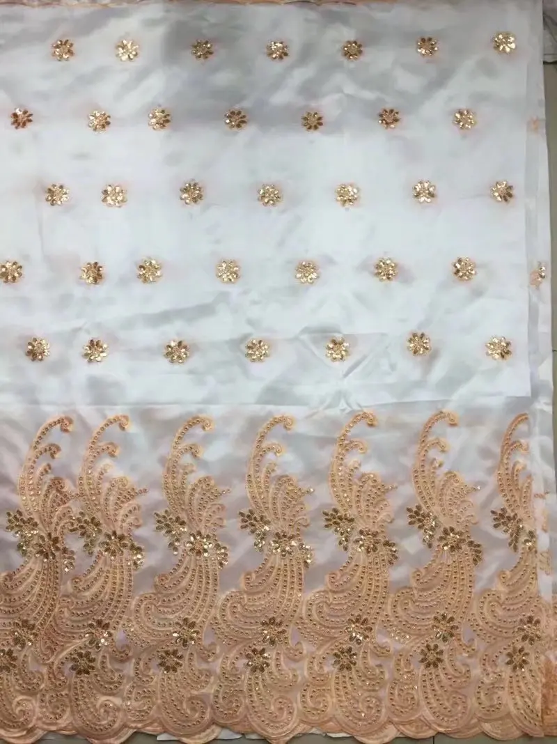 Африканский Джордж обертка синий Джордж кружевная ткань высокого качества африканский Джордж Ткань для платья 5 ярдов/партия