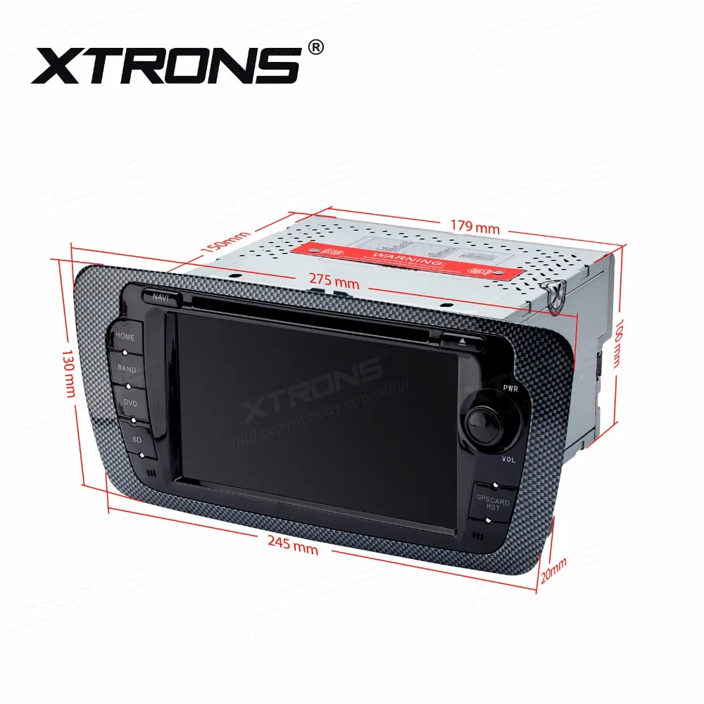 XTRONS 7 &quotавтомобильный Радио DVD плеер GPS Canbus для Seat Ibiza MK4 6J SportCoupe Ecomotive Cupra FR Bocanegra