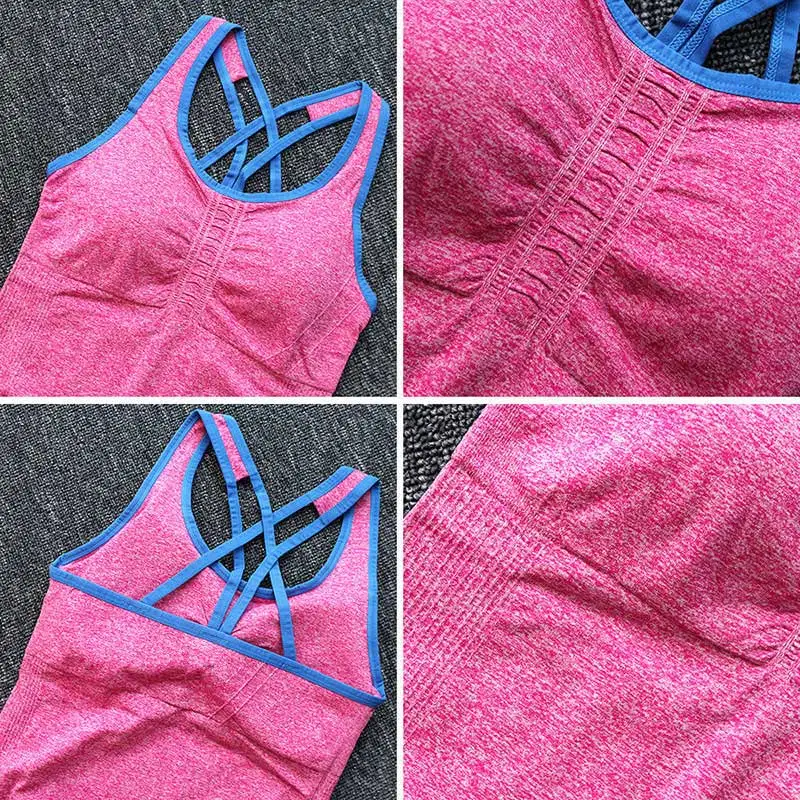 Сексуальная профессиональная компрессионная майка для фитнеса и тренировок