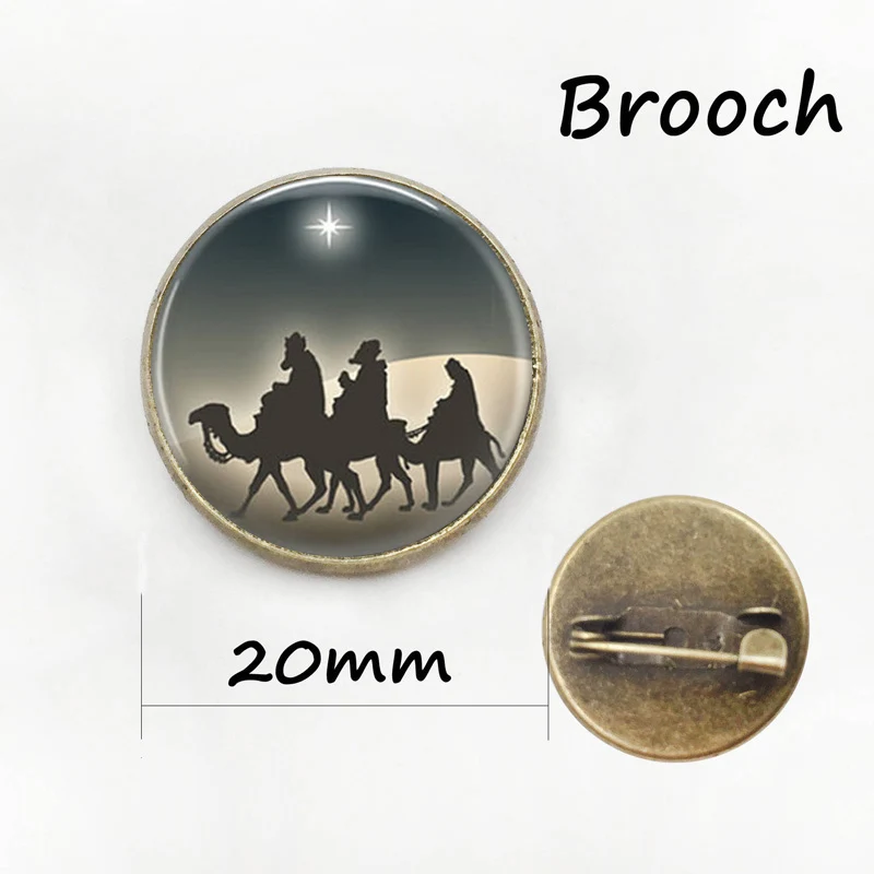 Ювелирные изделия в виде звезды Рождества трех мудрых мужчин бетлеем винтажный