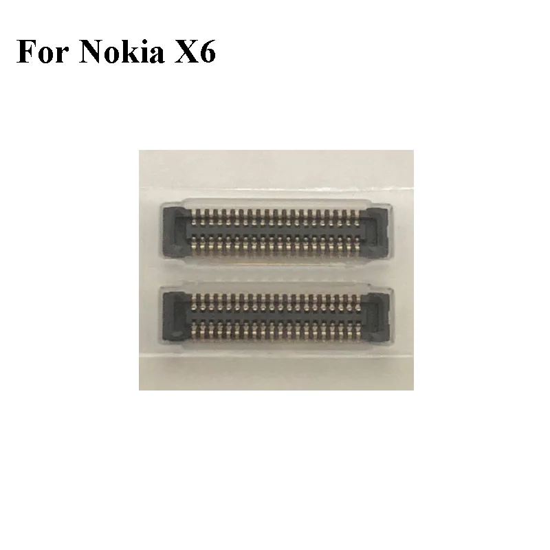 Разъем FPC для Nokia X6 2 шт. ЖК дисплей гибкий кабель материнская плата с лентой NokiaX6 X