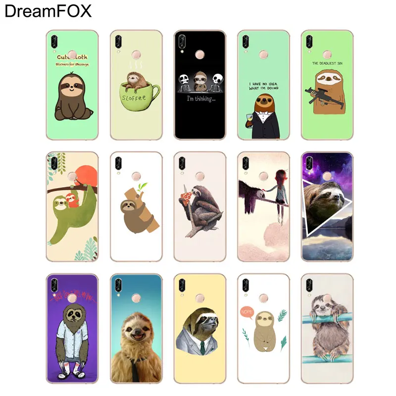 DREAMFOX M445 Милый Мягкий ТПУ силиконовый чехол для huawei Honor 6A 6C 7X9 10 P20 P30 Lite Pro P Smart 2019 |
