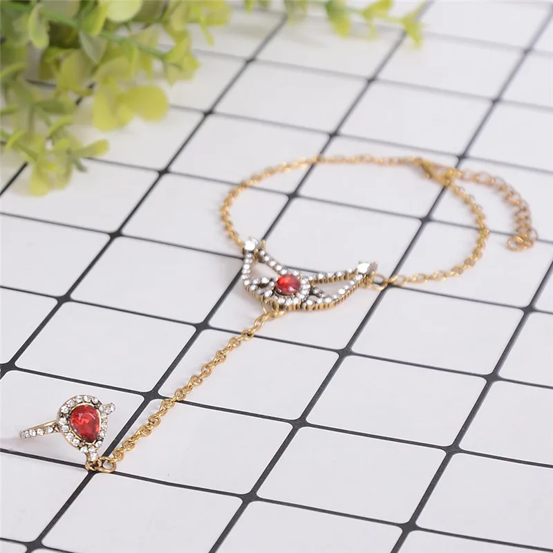 Современный женский браслет кольцо imixlot черный красный цвет|Браслеты| |