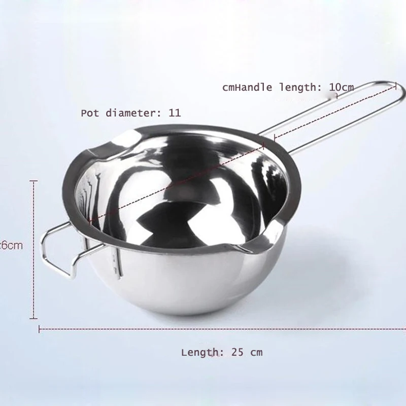 2018 Hot Sale Stainless Steel Chocolate Melting Pot Furnace Heated Milk Bowl with Handle Butter Tool Baking Pastry Tools | Дом и сад