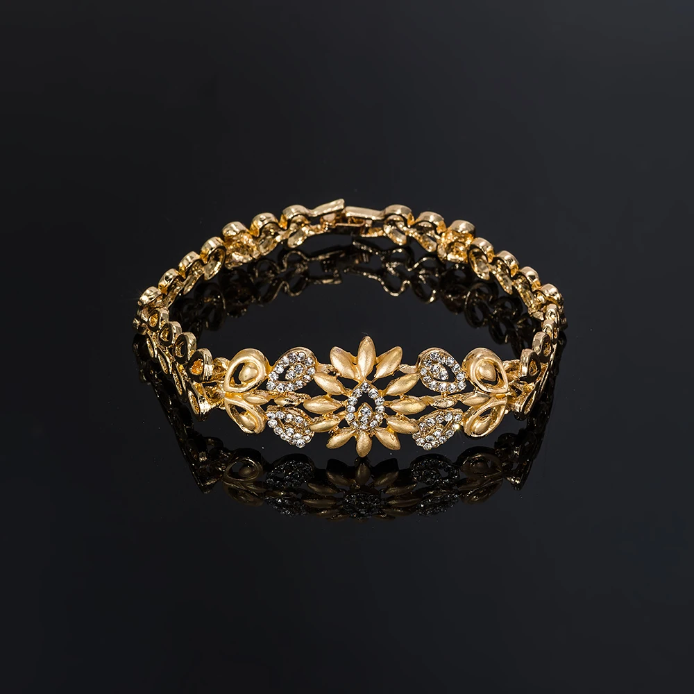 MUKUN набор изысканных ювелирных украшений Эфиопский золотой цвет