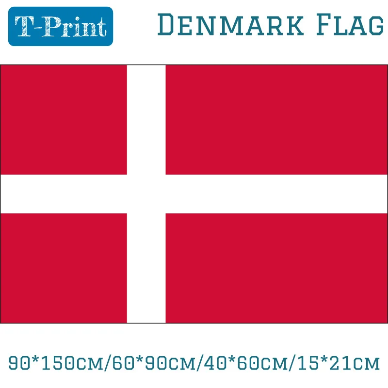 

Denmark National Flags and Banners 3X5ft 90*150cm/60*90cm/40*60cm Polyester Banner For World Cup / National Day /Sports games