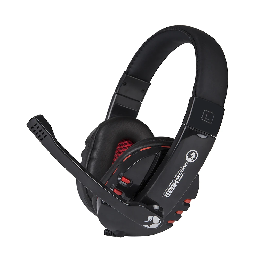 Игровая гарнитура MARVO H8311 с микрофоном, объемный звук, стерео мягкие, синтетические кожаные наушники