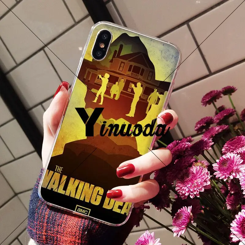 Yinuoda the walking dead Colorful Cute Phone Accessories Case for Apple iPhone 8 7 6 6S Plus X XS MAX 5 5S SE XR Cover | Мобильные