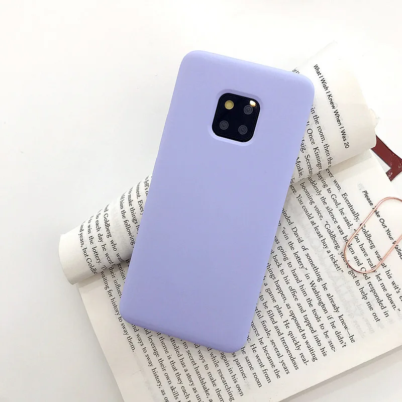Жидкий силиконовый чехол GKK для huawei mate 20 P20 P30 Pro Lite, противоударный мягкий чехол для huawei Honor 20 pro Nove3e