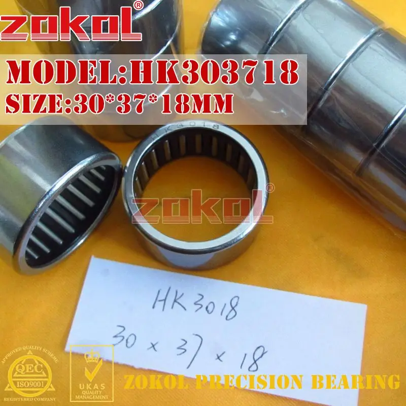 Подшипник ZOKOL HK3012 HK3016 HK3018 HK3020 HK303712 HK303716 HK303718 HK303720 игольчатый роликовый подшипник